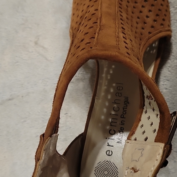 Leather Open toe booties - Picture 5 of 6